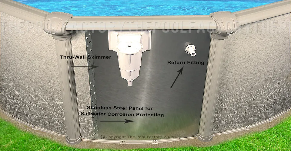 24'x52" Saltwater 5000 Round Pool