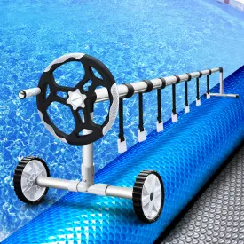 500 Micron Pool Cover & Roller Set, Adjustable, Durable | Aquabuddy