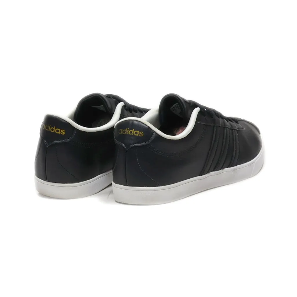 Adidas Courtset Low-Top Sneakers Leather Black Colour For Women