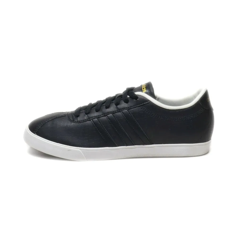 Adidas Courtset Low-Top Sneakers Leather Black Colour For Women