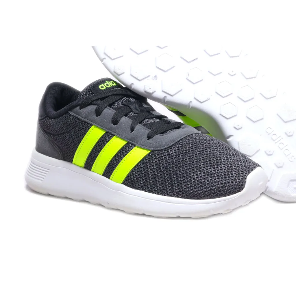 Adidas Lite Racer Sport Shoes Fabric Grey Colour For Women