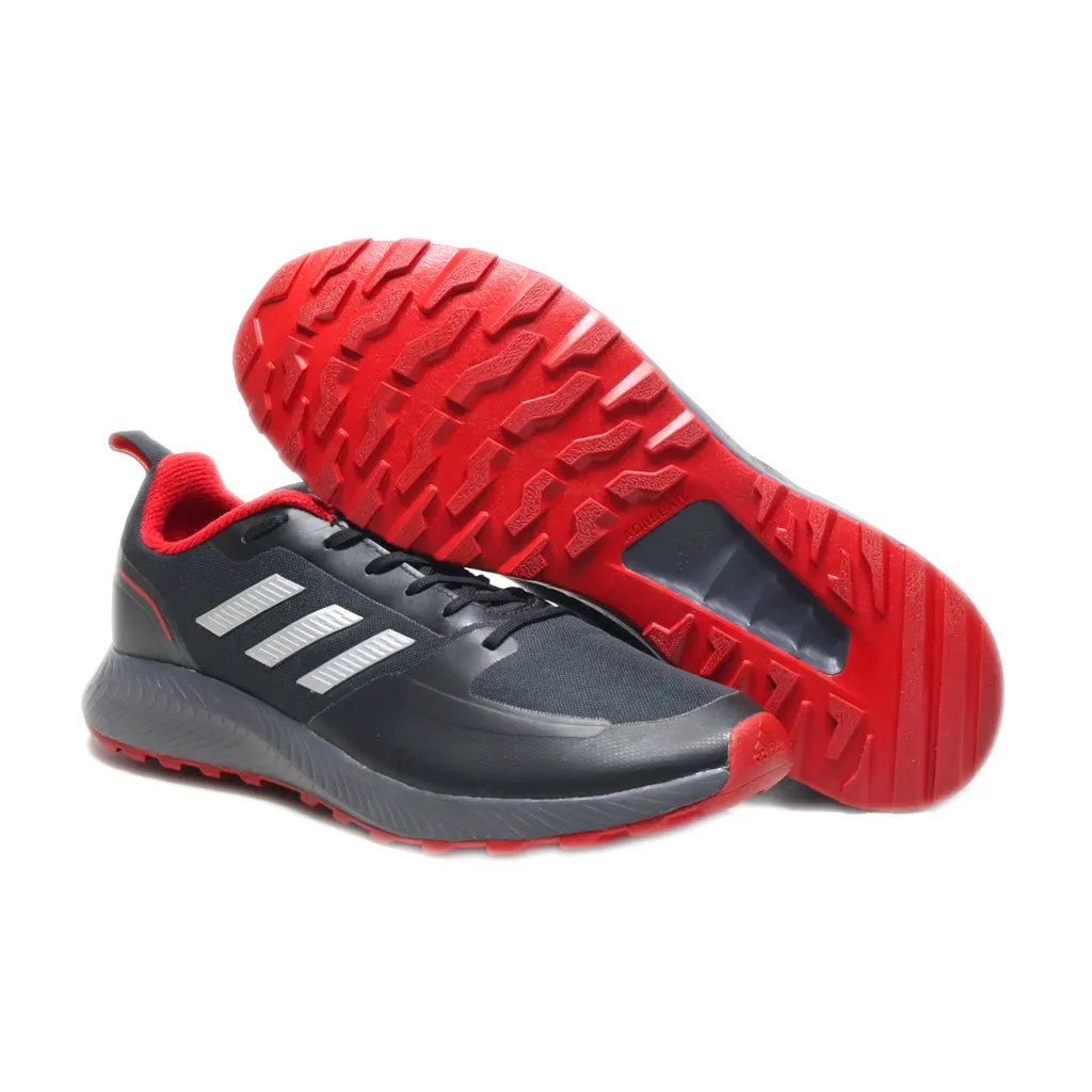 Adidas Runfa Sport Shoes Fabric Black Colour For Men