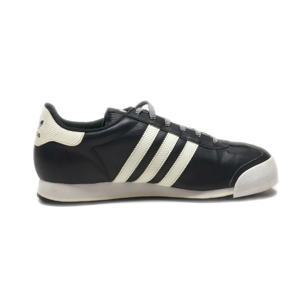 Adidas Samoa Sport Shoes Pu Leather Black Colour For Women