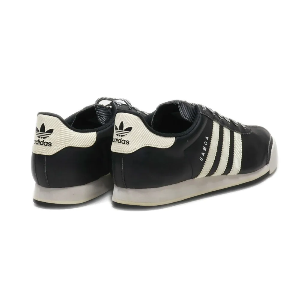 Adidas Samoa Sport Shoes Pu Leather Black Colour For Women