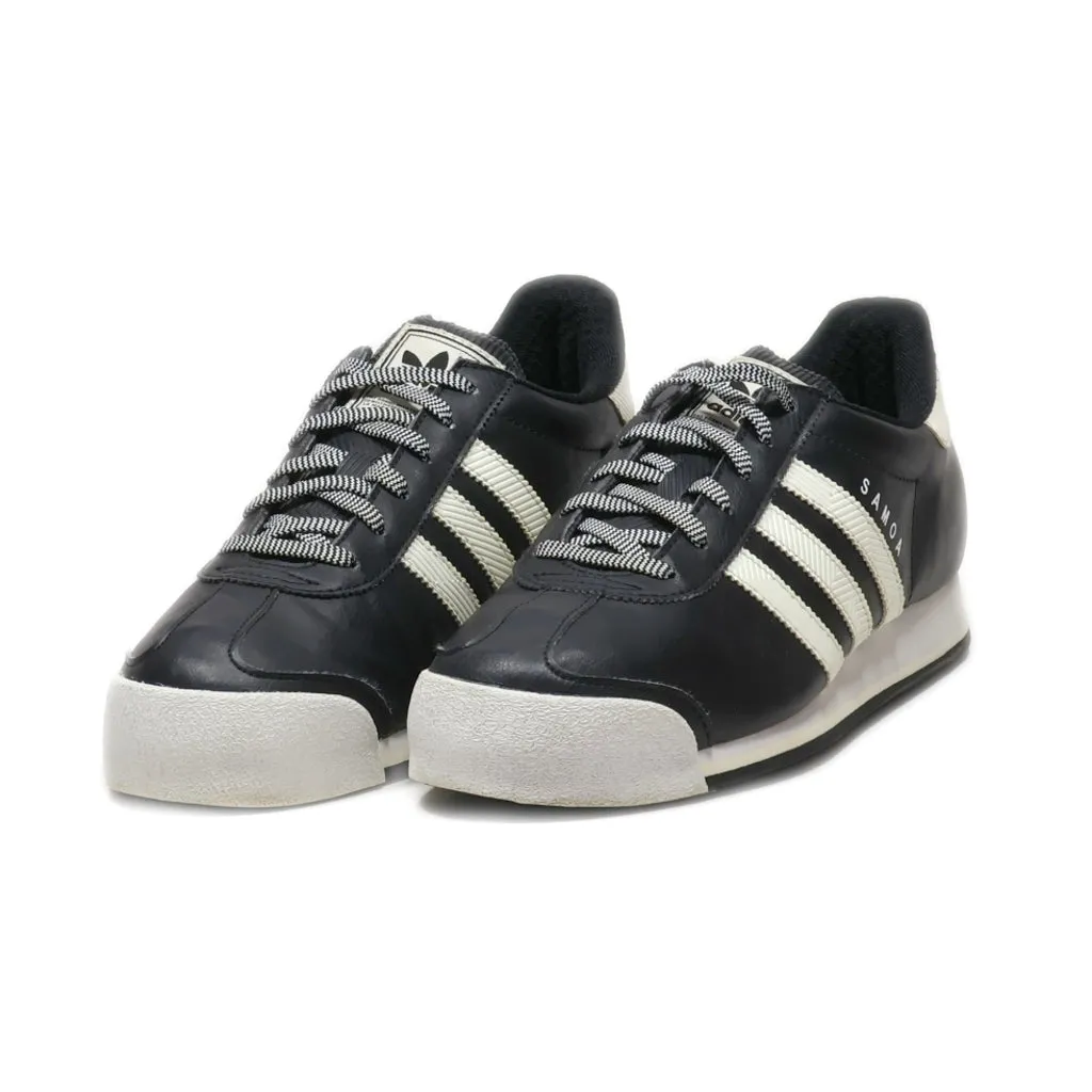 Adidas Samoa Sport Shoes Pu Leather Black Colour For Women