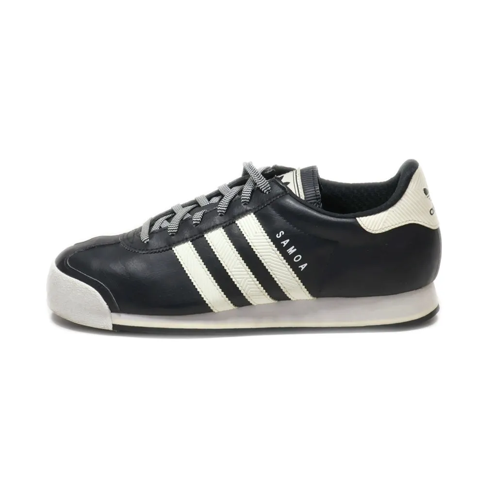 Adidas Samoa Sport Shoes Pu Leather Black Colour For Women