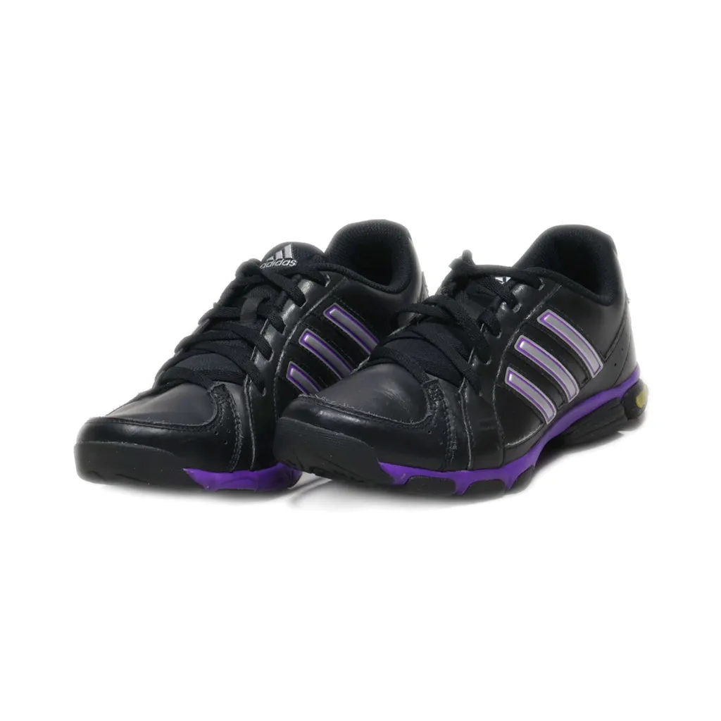 Adidas Sumbrah Sport Shoes Pu Leather Black Colour For Women