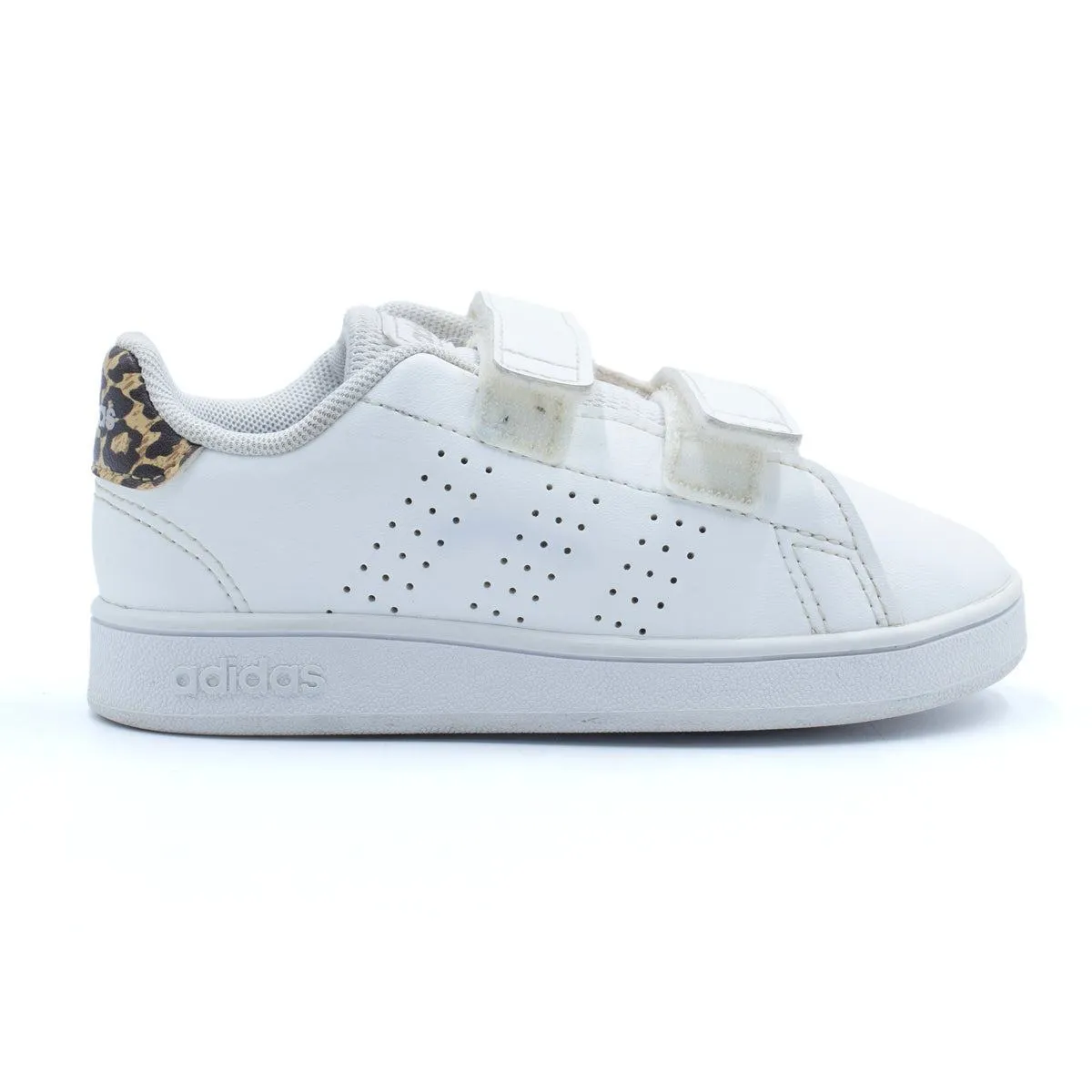 Adidas Tennis Advantage Sneakers Leather White Colour For Kids