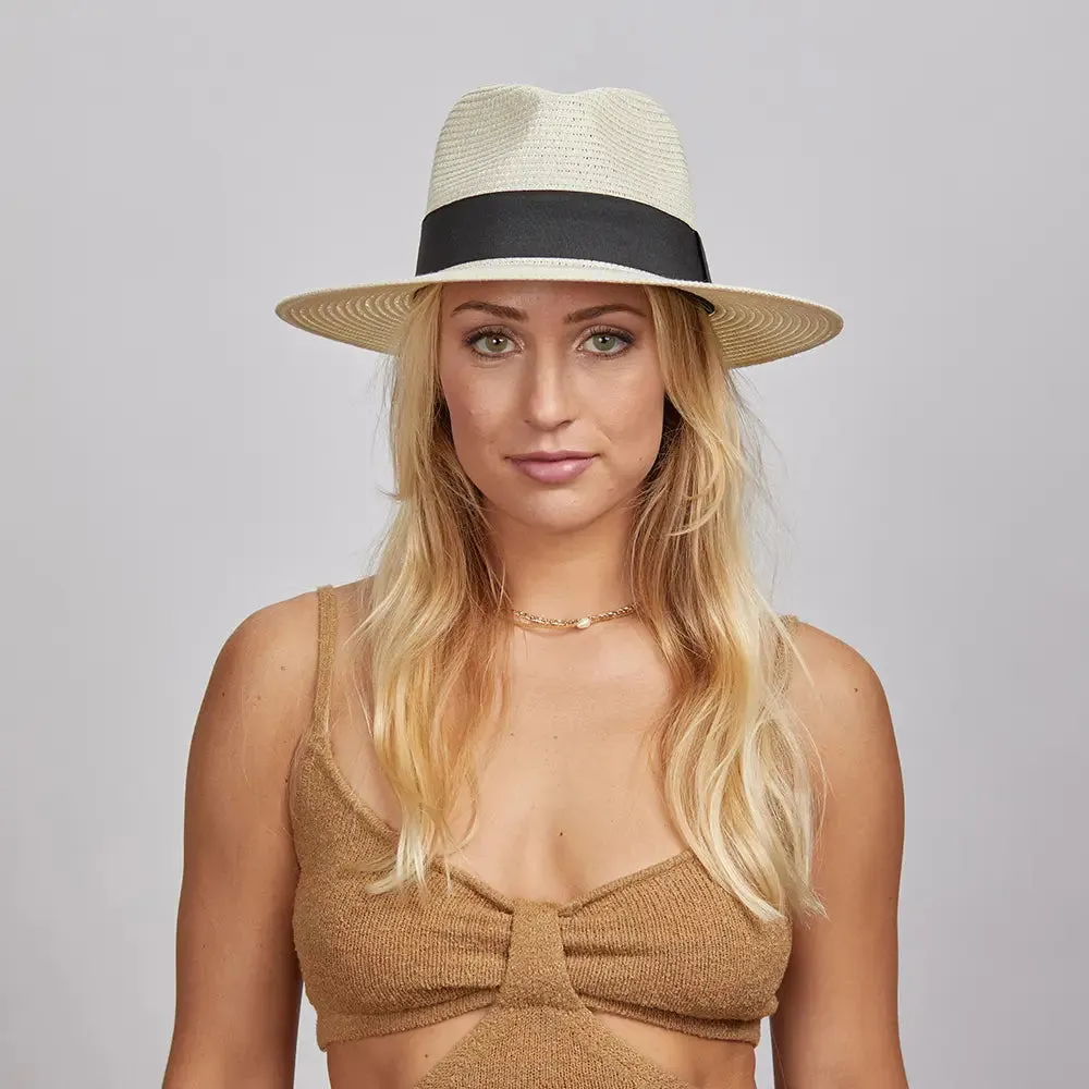 Afternoon | Womens Fedora Straw Hat