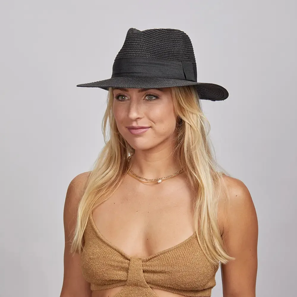 Afternoon | Womens Fedora Straw Hat