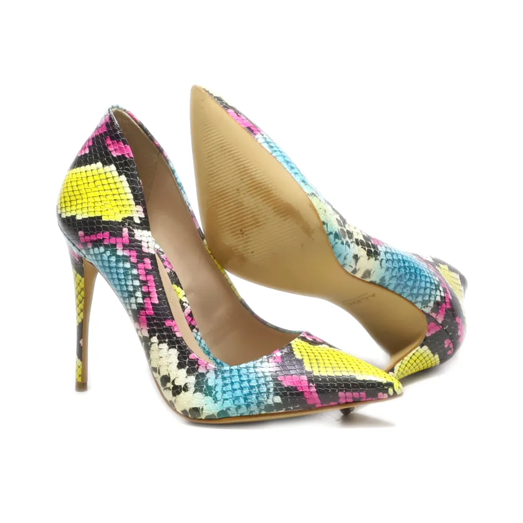 Aldo High-Heel Shoes Leather Multicolour Colour For Women