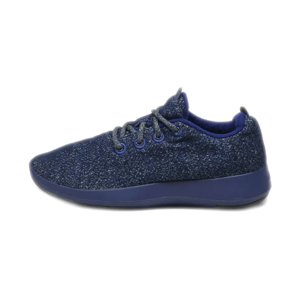 Allbirds Runner Up Mizzles Sport Shoes Wool Blue Colour For Women