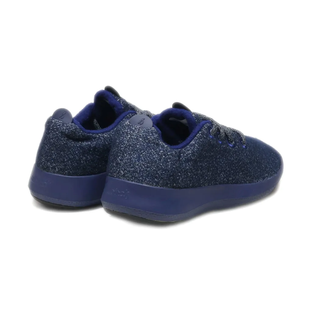 Allbirds Runner Up Mizzles Sport Shoes Wool Blue Colour For Women