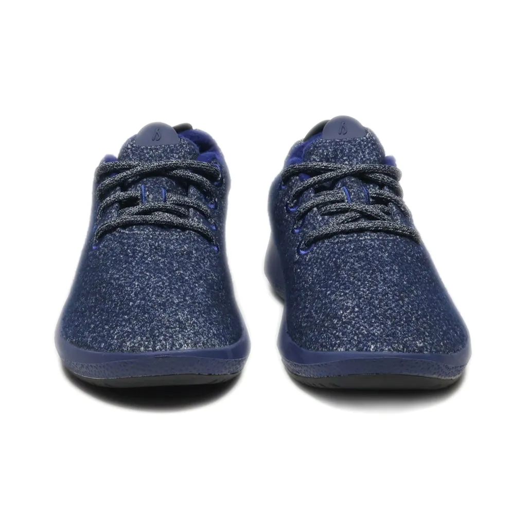 Allbirds Runner Up Mizzles Sport Shoes Wool Blue Colour For Women