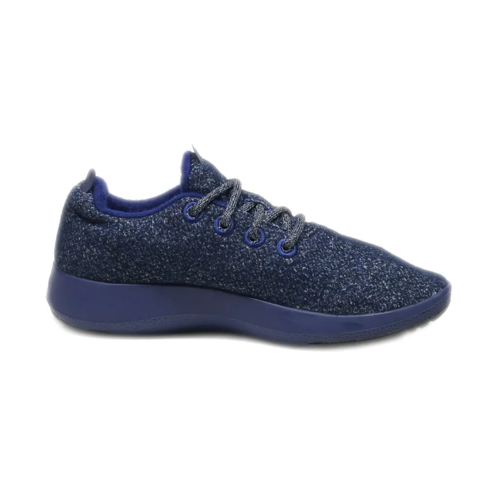 Allbirds Runner Up Mizzles Sport Shoes Wool Blue Colour For Women