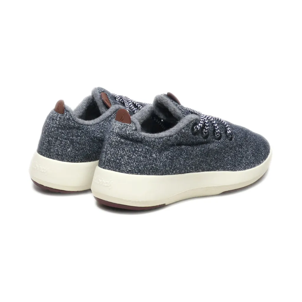 Allbirds Sport Shoes Suede Blue Colour For Women