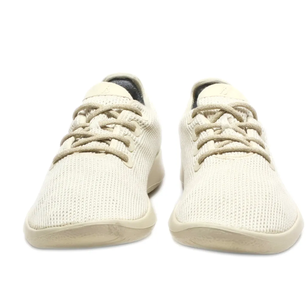 Allbirds Tree Runners Sport Shoes Fabric Beige Colour For Men