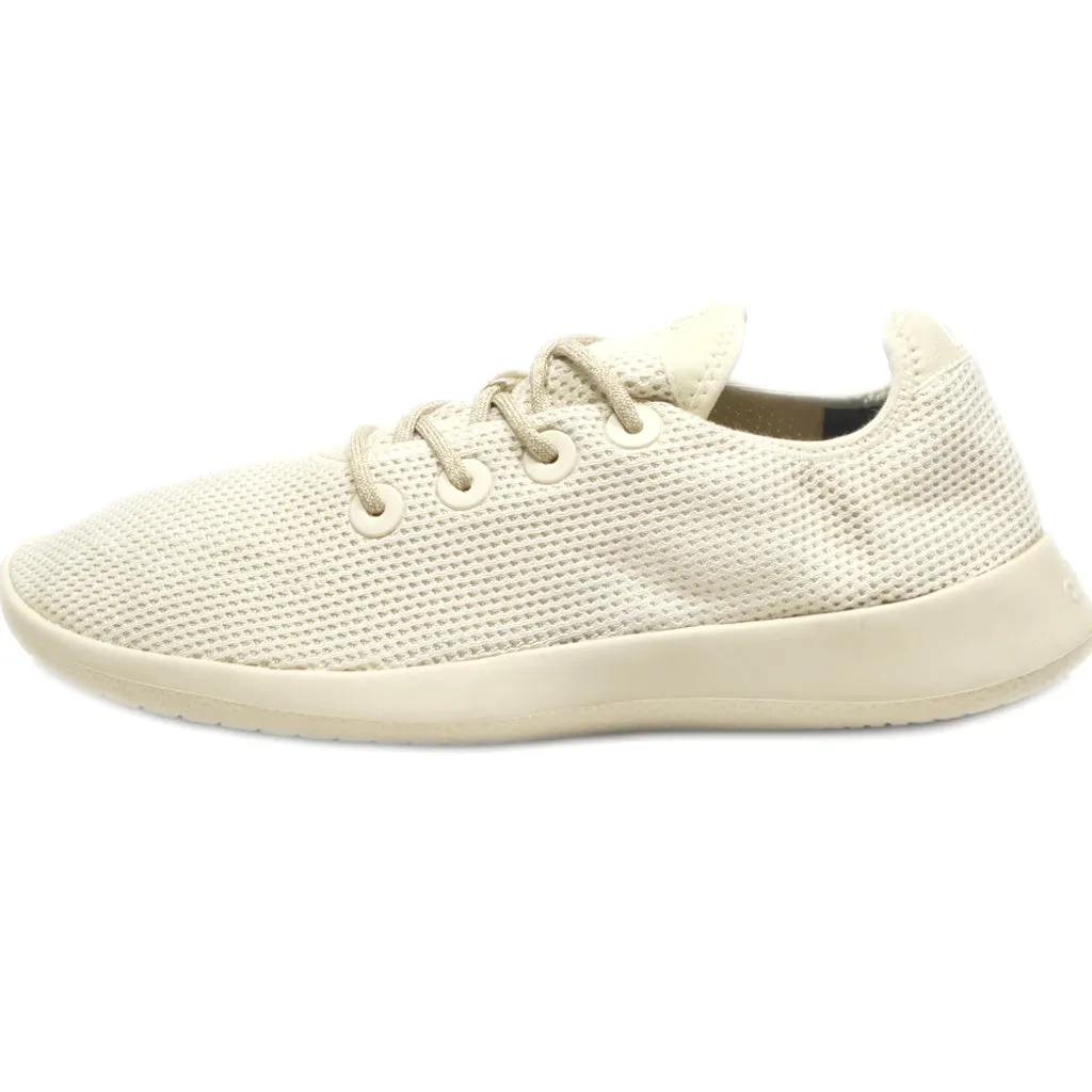 Allbirds Tree Runners Sport Shoes Fabric Beige Colour For Men