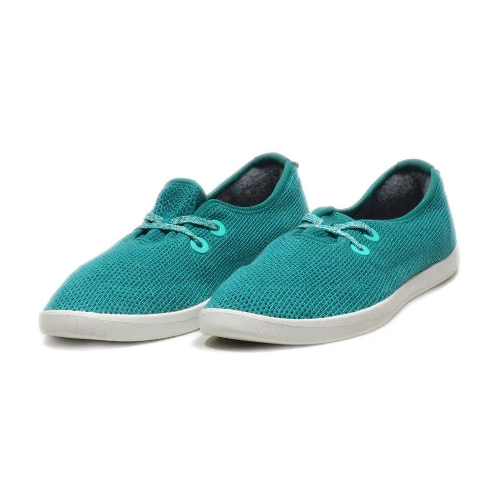 Allbirds Tree Skippers Sport Shoes Fabric Green Colour For Men