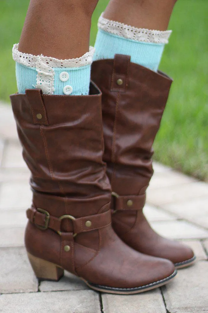 Aqua Boot Cuffs