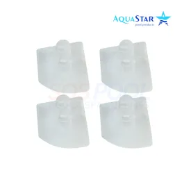 Aquastar Concrete Pod Shoes For Hayward Navigator Pool Vac Cleaners | 4 Pack | AXV414P | HWN115