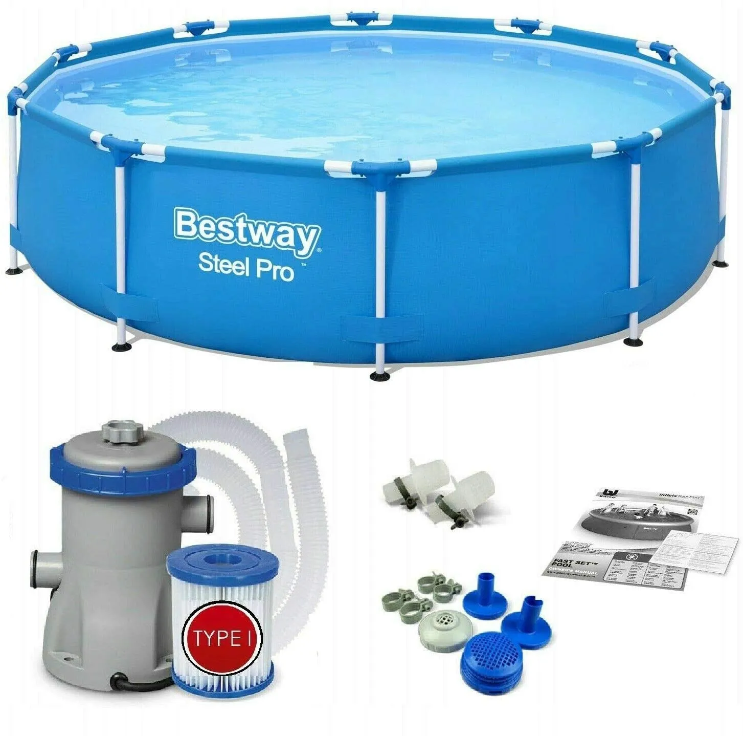 Bestway Pool Set (10' x 30"/3.05m x 76cm)