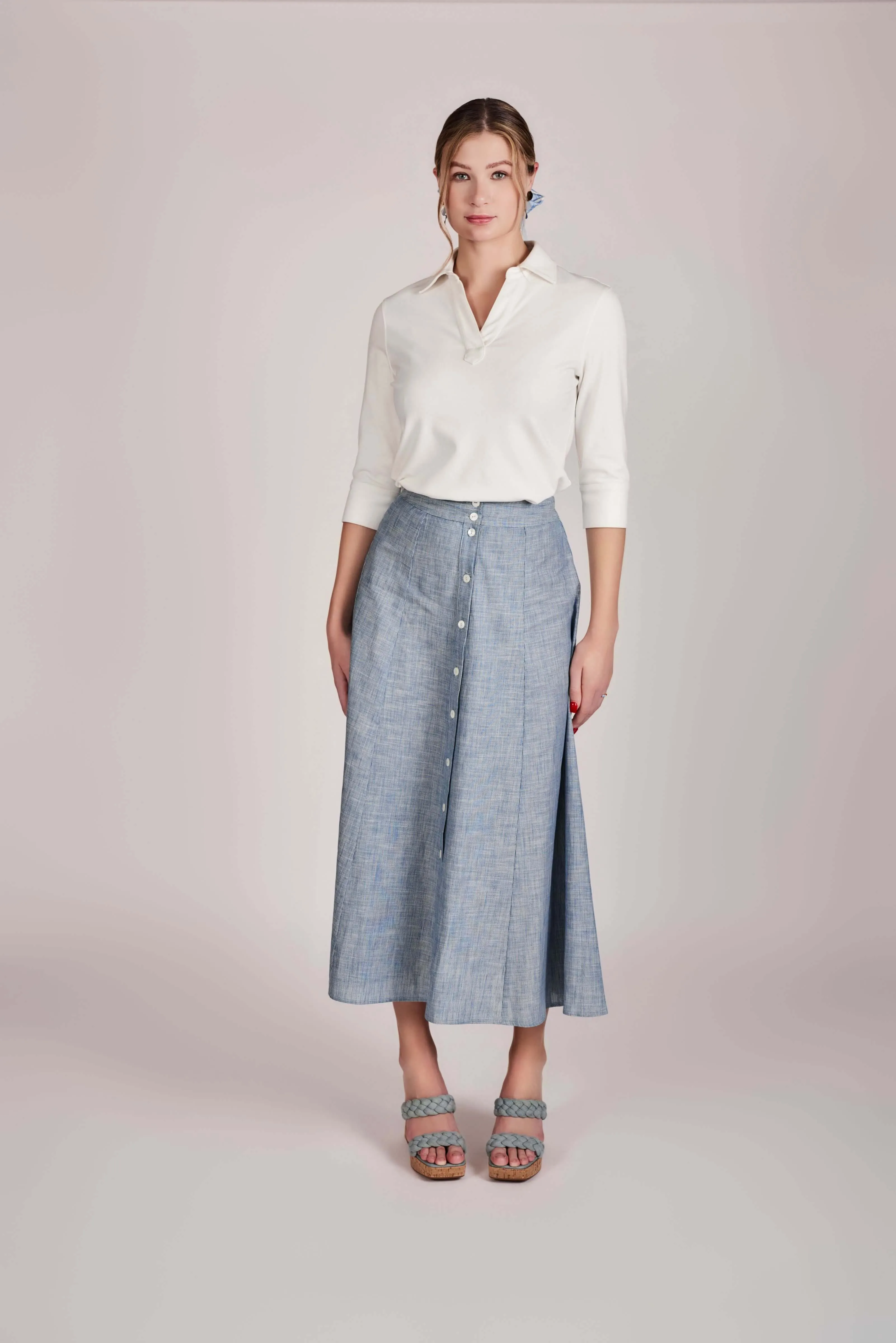 BEVERLY A-LINE SKIRT