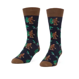 Bigfoot & Nessie Woven Socks