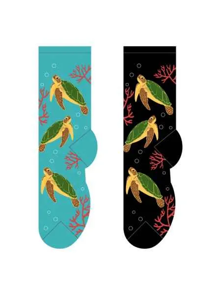 Black Sea Turtles Socks