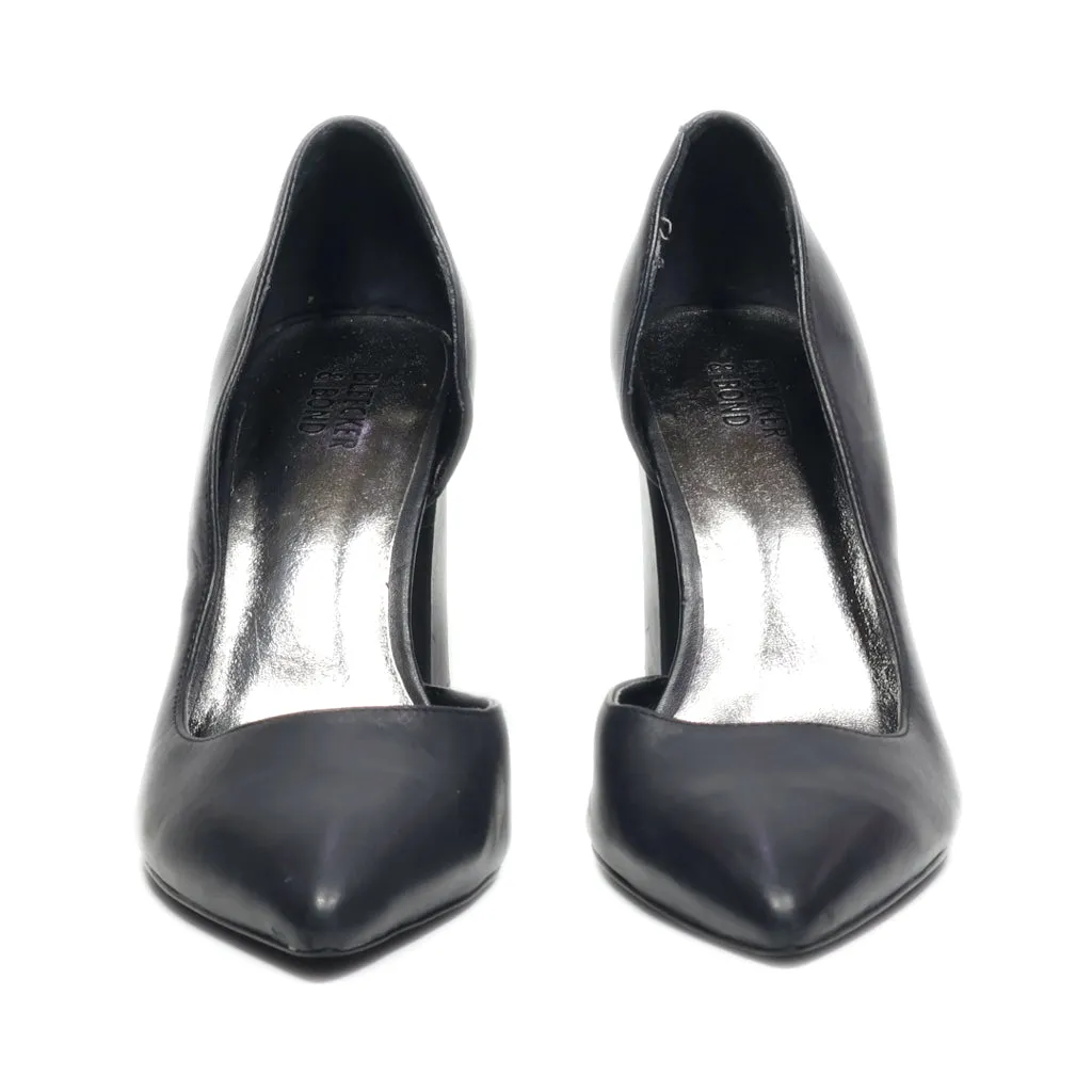 Bleecker & Bond Nadine High-Heel Shoes Leather Black Colour For Women