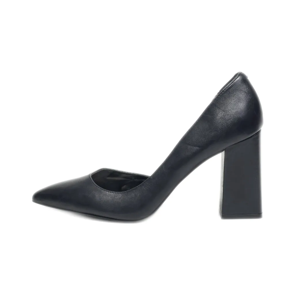 Bleecker & Bond Nadine High-Heel Shoes Leather Black Colour For Women