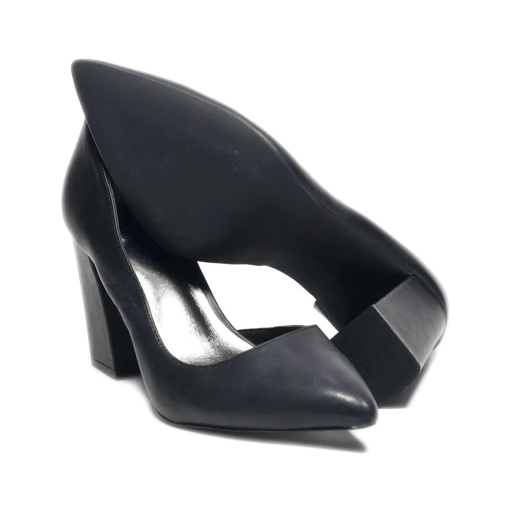 Bleecker & Bond Nadine High-Heel Shoes Leather Black Colour For Women