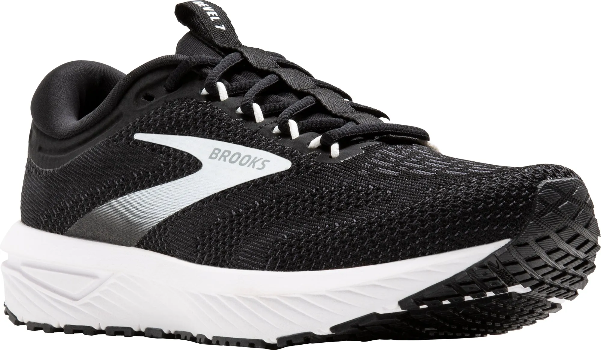 Mens Brooks Revel 7 Running Shoes - Black