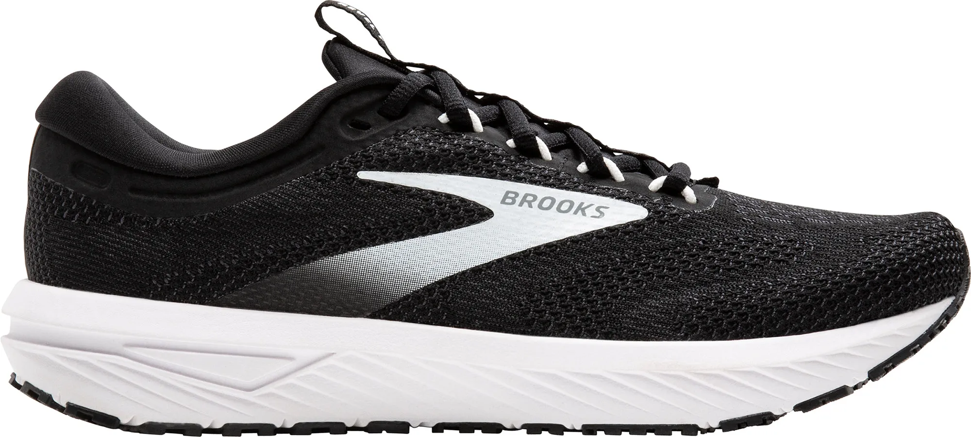 Mens Brooks Revel 7 Running Shoes - Black