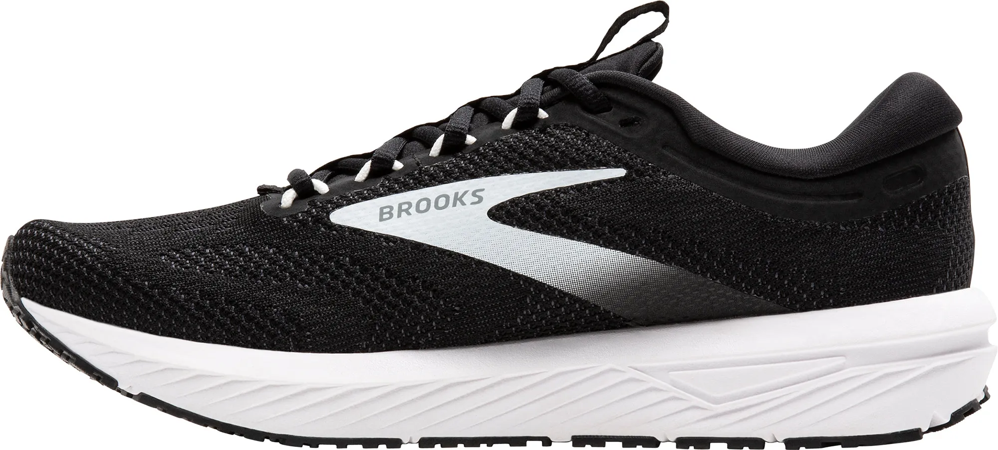 Mens Brooks Revel 7 Running Shoes - Black