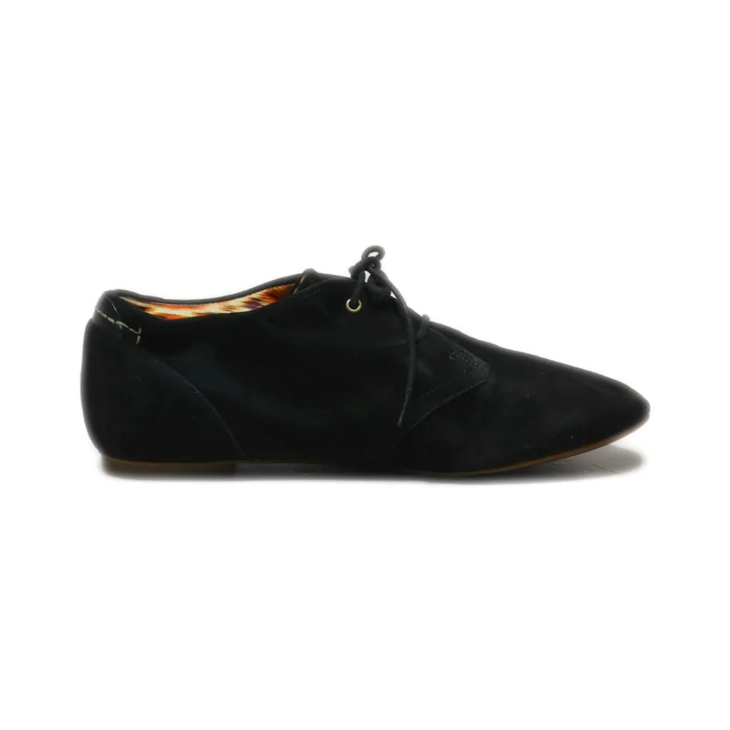 Clarks Lace Ups Suede Black Colour For Women