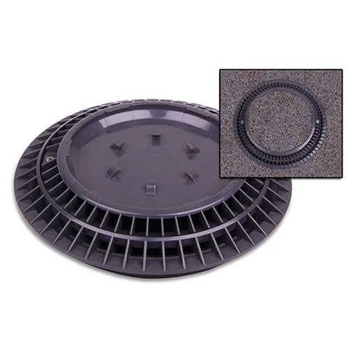 Color Match Pool Fittings 8-inch Round Pebble Top Drain Cover