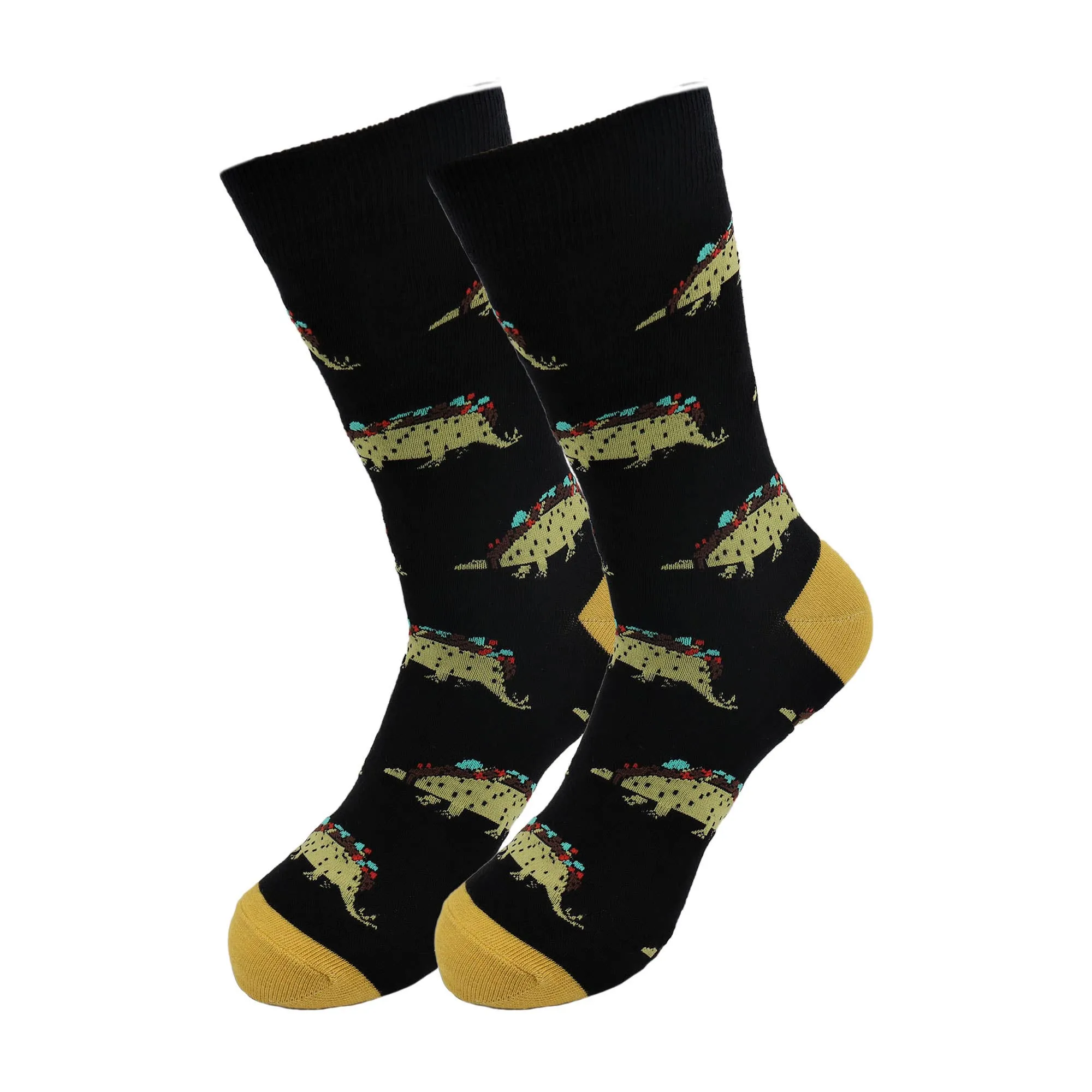 Designer Animal Socks - Tacosaurus - For Men and Women