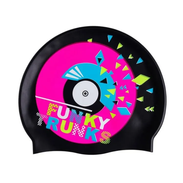 Funky Silicone Swim Cap-Disco Stu