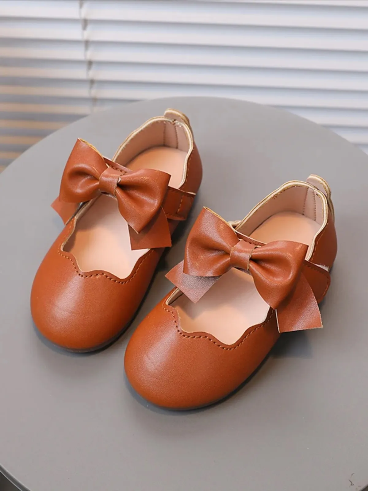 Girls Classic Bow Design Shoes By Liv and Mia