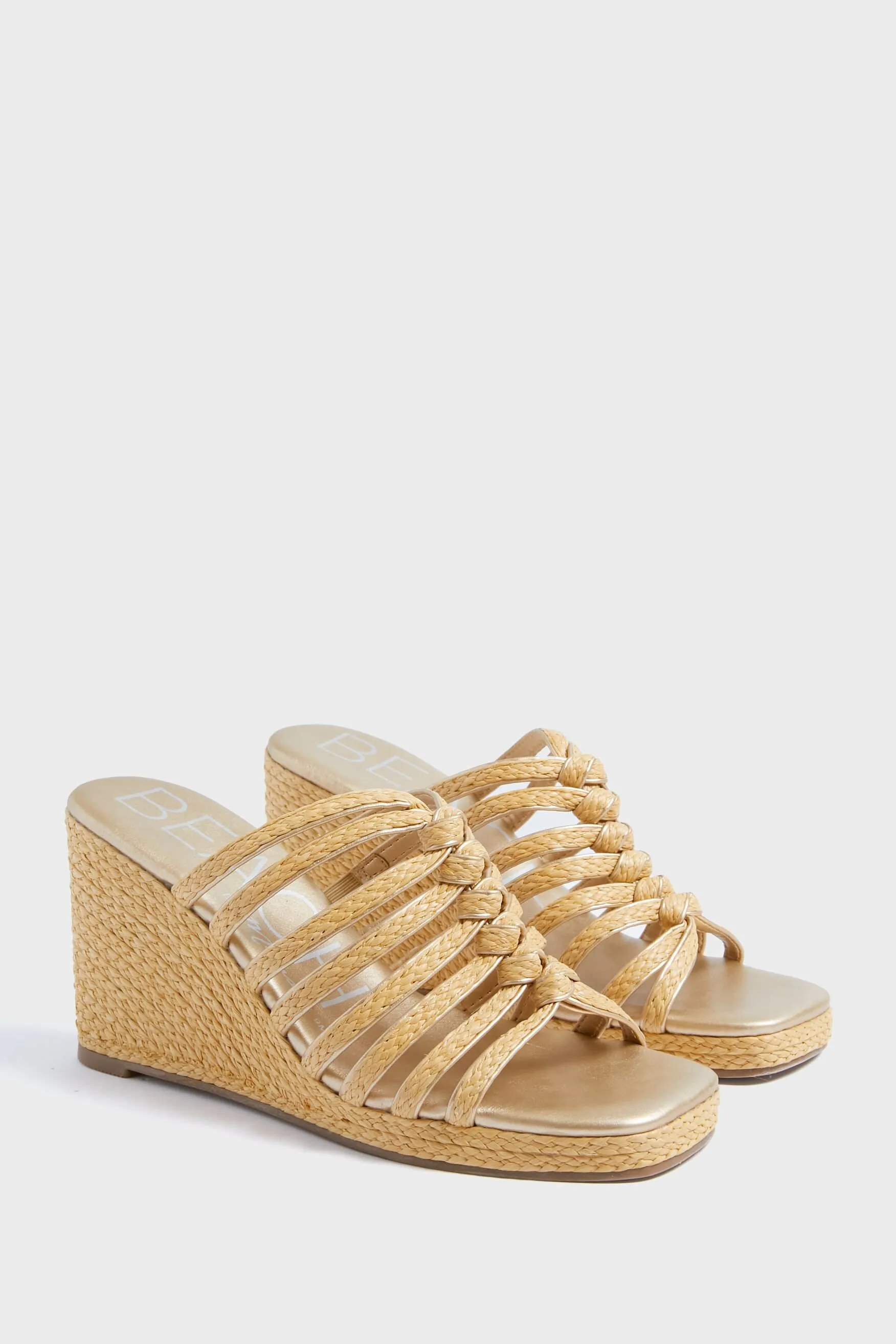 Gold Laney Wedge Sandals