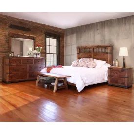 Granville Parota 5 Piece Bedroom Set - King