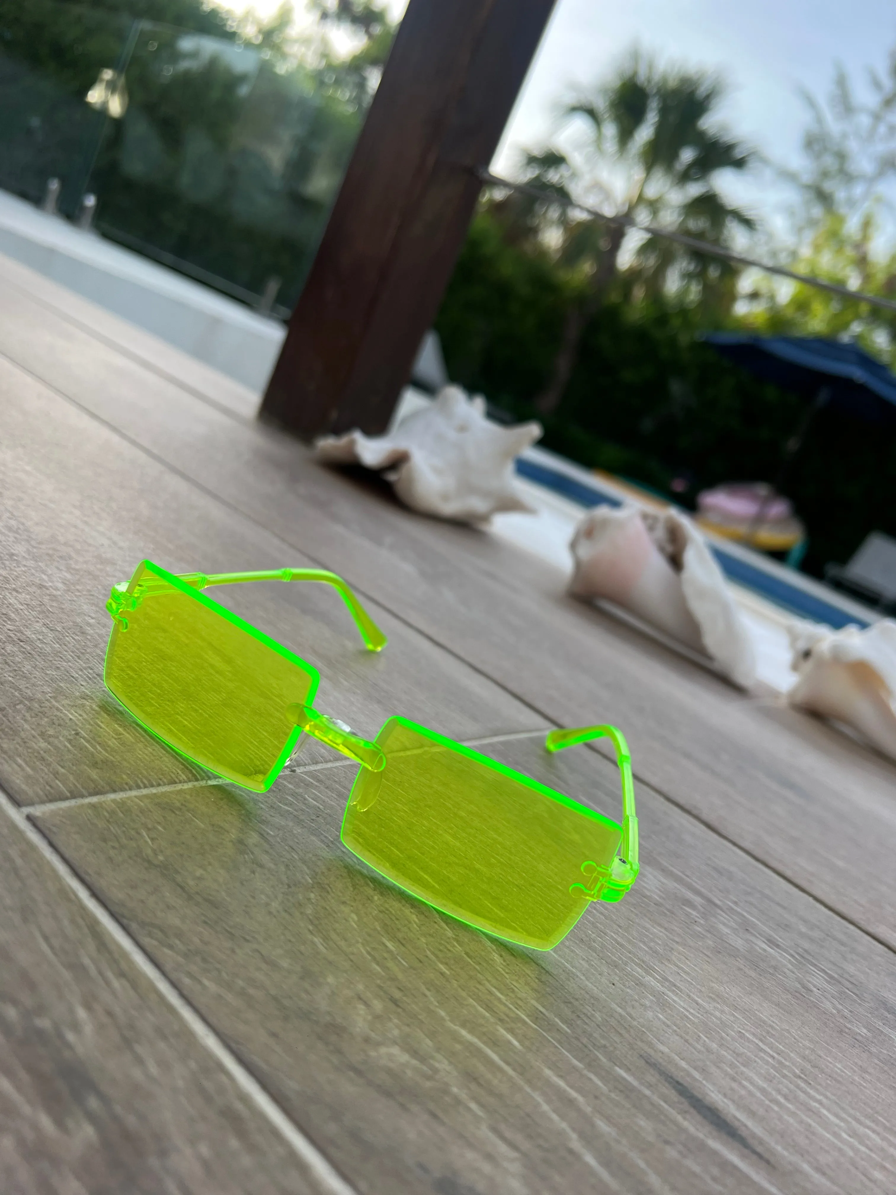 Green Jolly Rancher Sunglasses