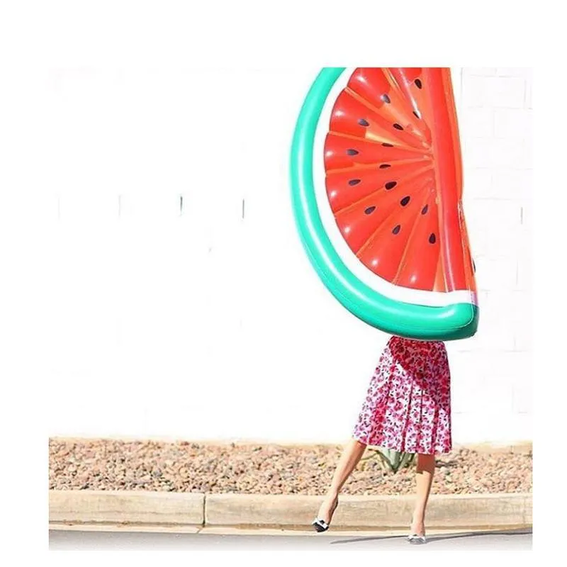 Half Watermelon inflatable floating Swimming Toy