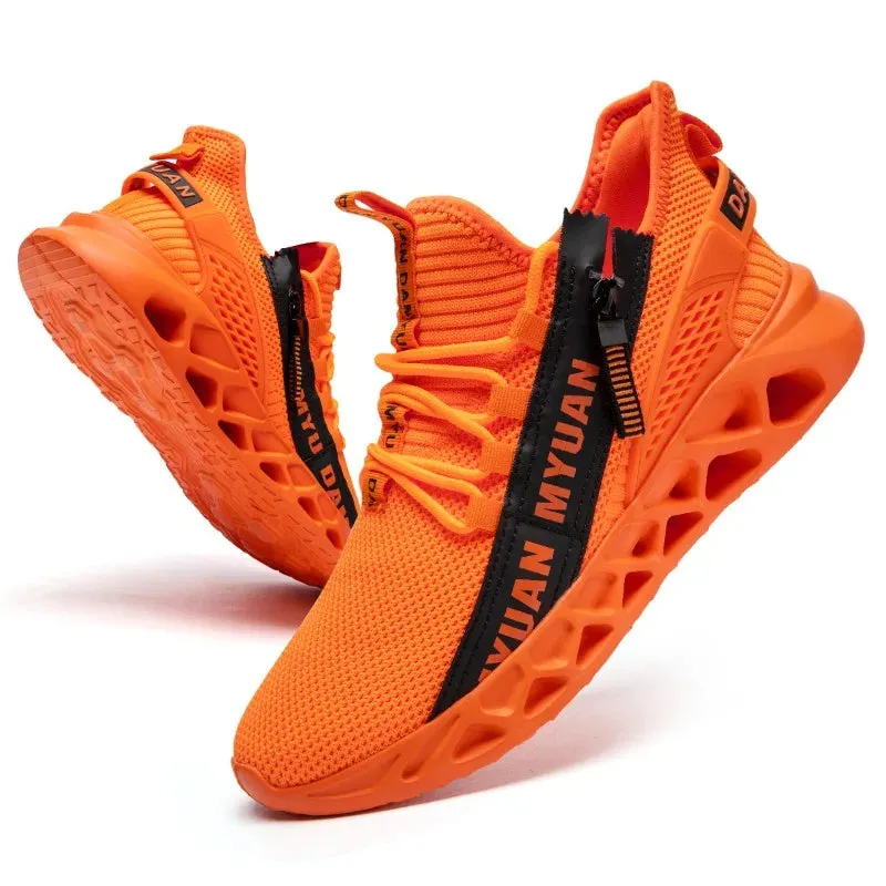 Hnzxzm Running Shoes For Men Increase Comfortable Sports Shoes Soft Sneakers Large Size Vulcanized Shoes Versatile Sneakers