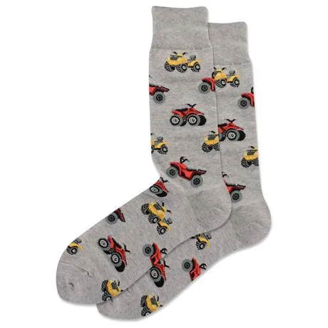 HotSox Men's ATV Crew Socks