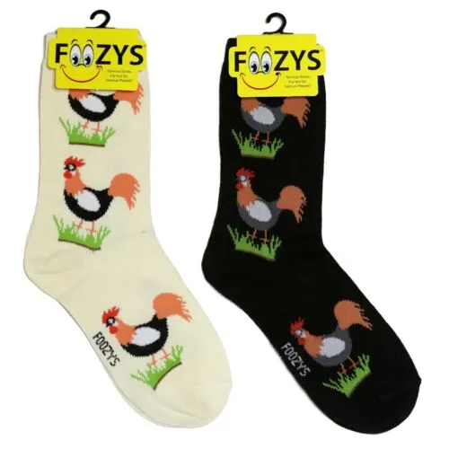 IVORY Roosters Socks