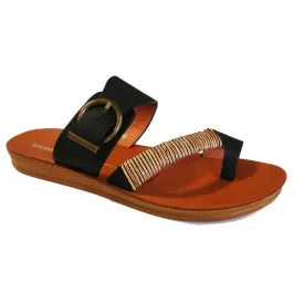 Los Carbos Bria Black Light Flexible Sandal Jandal