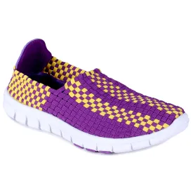 LSU Tigers Woven Colors Comfy Slip On Shoes