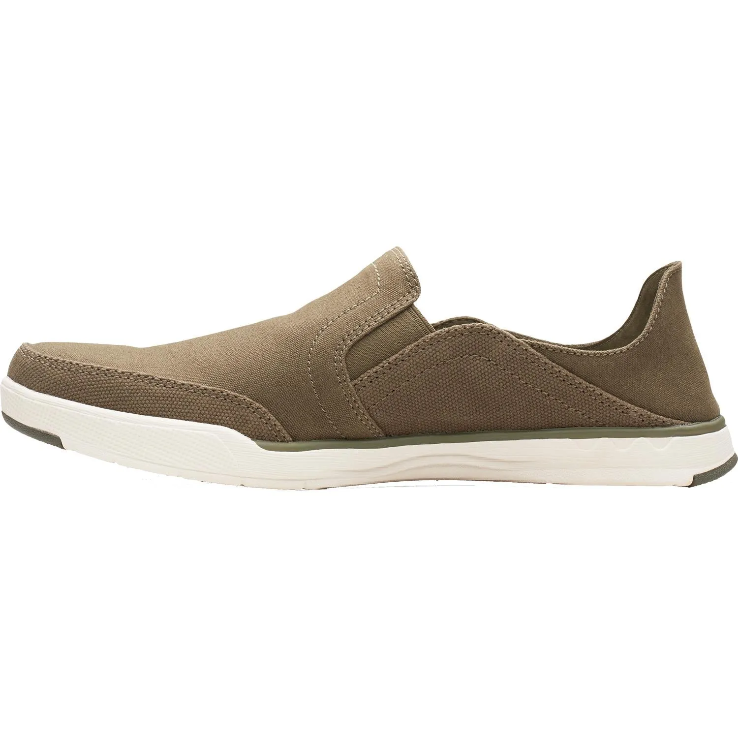 Men's Clarks Cloudsteppers Step Isle Row Olive Canvas